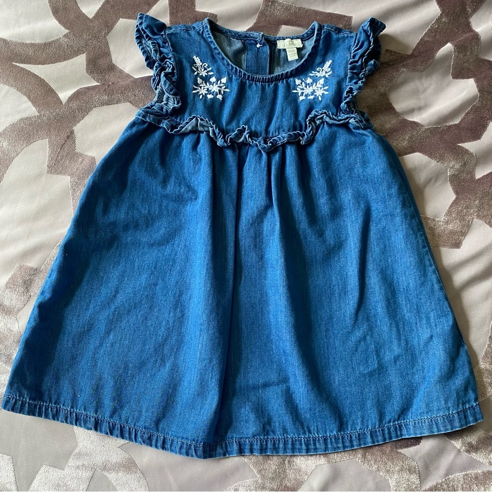 Denim dress (size 24 mths)